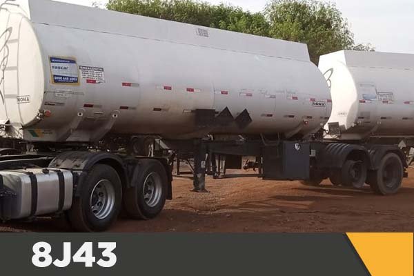 Bitrem Tanque Aço Carbono Noma 2009 45.000L Carregamento Top