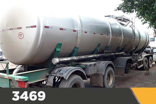 Carreta Tanque Aço Inox Vanderleia (3ED) Egsa 2015 45.000L Carregamento Top Loading