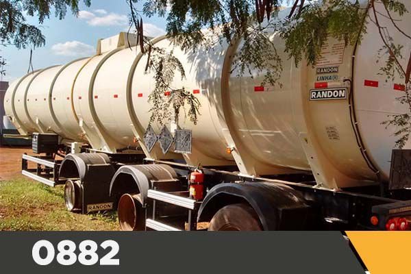 Carreta Tanque Aço Carbono Vanderleia (3ED) Randon 2018 44.000L Carregamento Bottom