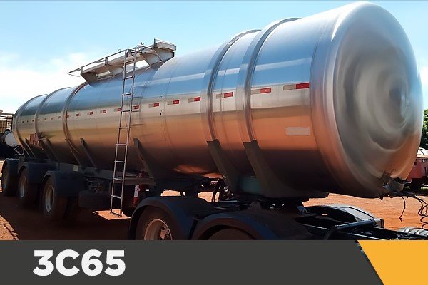 Carreta Tanque Aço Inox Vanderleia (3ED) 45.000L 2008 Carregamento Top